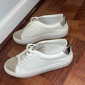 white sneaker